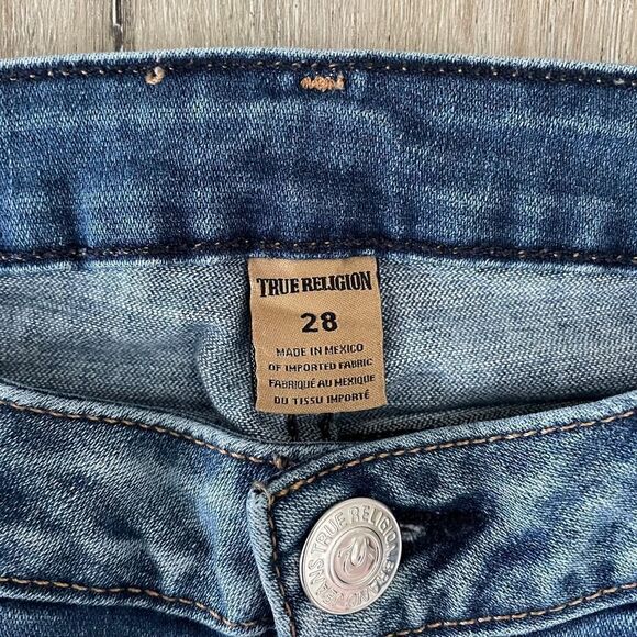 True Religion Joey Low Rise Flare Jeans - Size: 28 - Picture 3 of 10